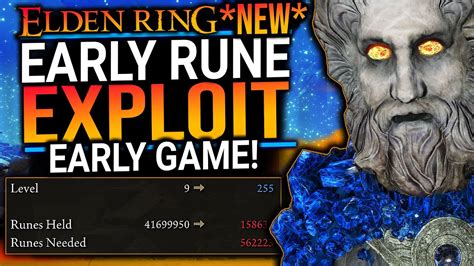 Elden Ring Up To Million Runes Early Game Rune Exploit New Skip Level Up Fast No Afk