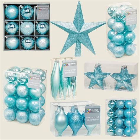 2030 Ice Blue Christmas Ornaments