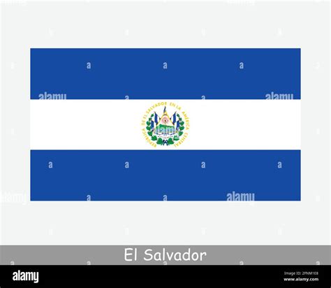 Bandera Nacional De El Salvador Bandera Salvadore A Rep Blica De El Salvador Banner Detallado