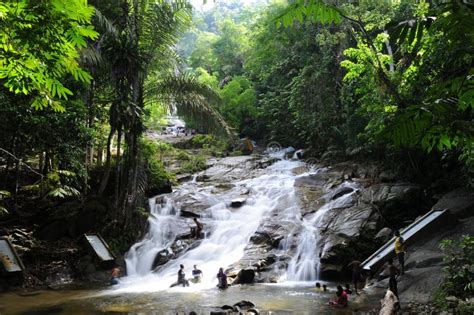 Lata Kinjang Waterfall In Tapah Perak Malaysia Stock Photo Image