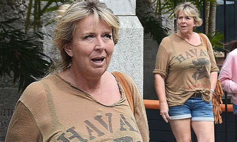 Fern Britton Opts For A Youthful Style In See Through Shirt In Cornwall Daily Mail Online