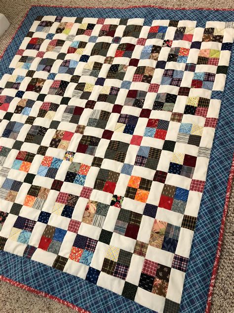 Scrappy 4 Patch Scrappy Quilt Patterns Quilts Scrappy Quilt