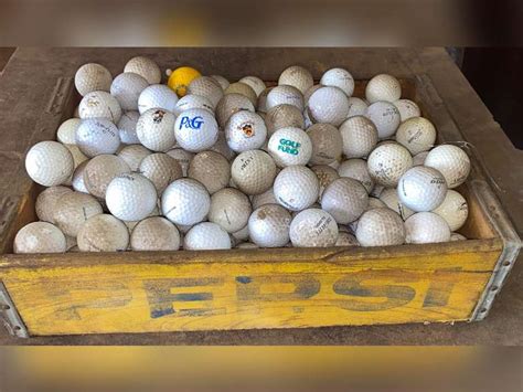 Pepsi Crate Full Of Golf Balls Northern Kentucky Auction Llc