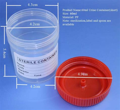 60ml Hospital Urine Sample Containers Buy Hospital Urine Sample