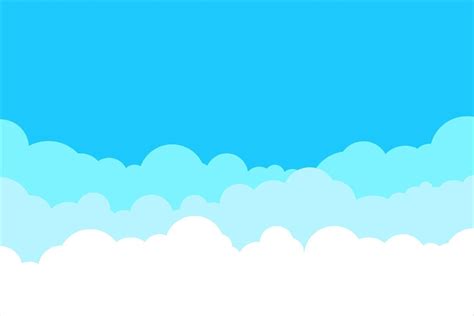 Cielo Azul Fresco Con Fondo De Nubes Blancas En Dibujos De Nubes My