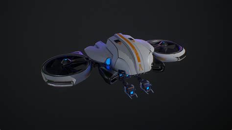 Artstation Sci Fi Drone
