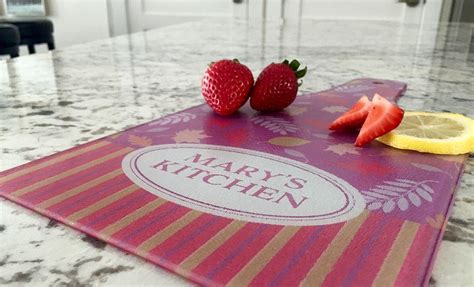 Personalized Tempered Glass Cutting Boards Qualtry