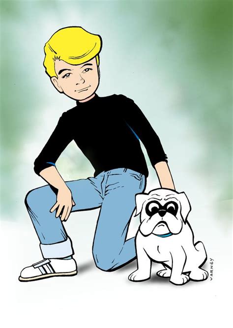 Johnny Quest And Bandit Color Old Cartoon Characters Classic Cartoon