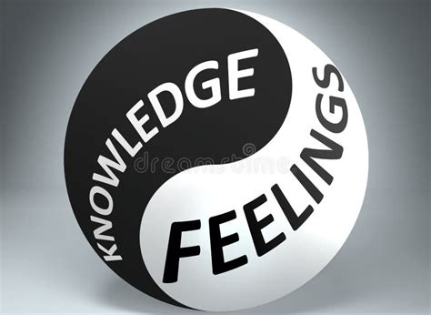 Feelings Or Knowledge As A Choice In Life Pictured As Words Knowledge