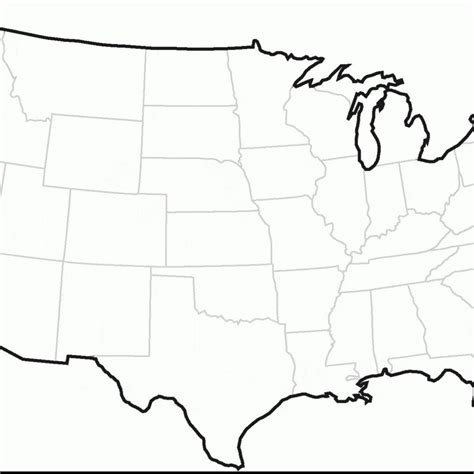 Blank Electoral Map