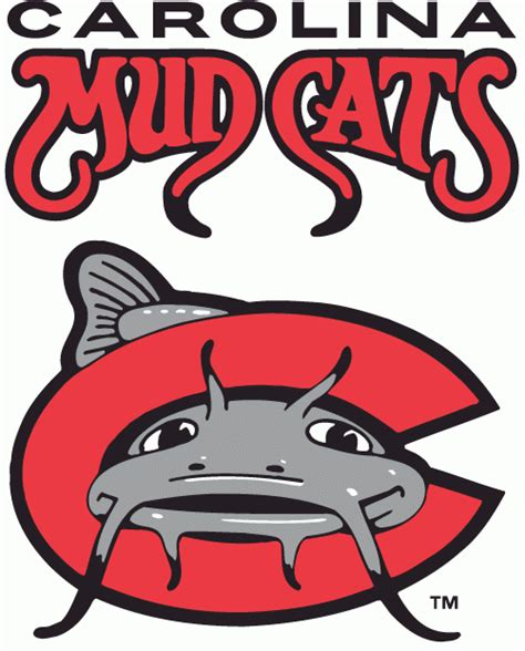 Carolina Mudcats Primary Logo Carolina League Crl