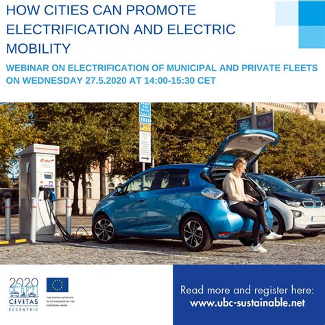 ECCENTRIC Webinar How Cities Can Promote Electrification And Electric