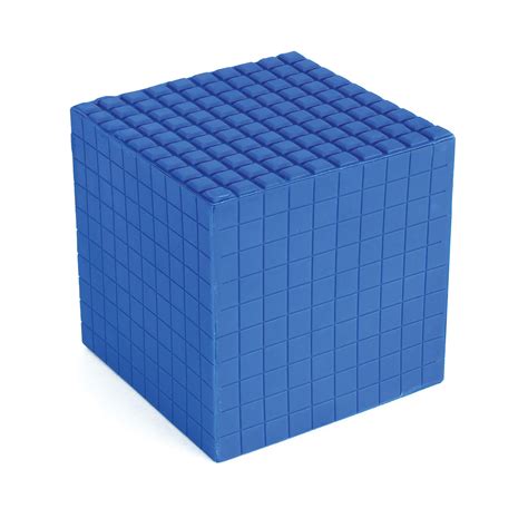 Interlocking Base Ten Blocks Decimeter Cube