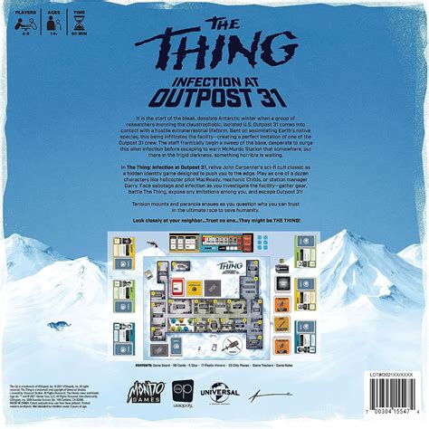 The Thing Infection At Outpost 31 2nd Edition Board Game By The Op