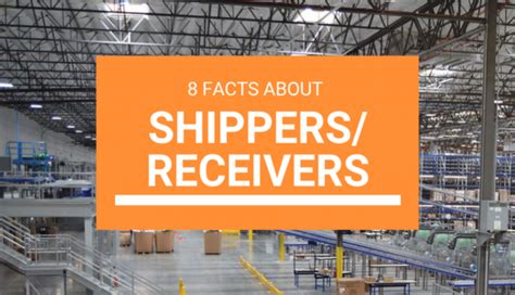What Do Shippers And Receivers Do In The Food And Beverage Industry