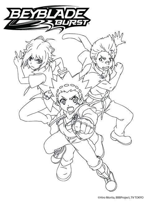 Beyblade Burst Coloring Pages Coloring Home
