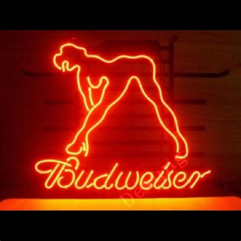 Budweiser Girl Live Nudesneon Sign