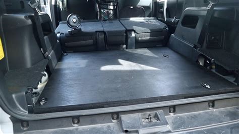 Toyota 4runner 5th Generation 3rd Row Seat Modification Storage