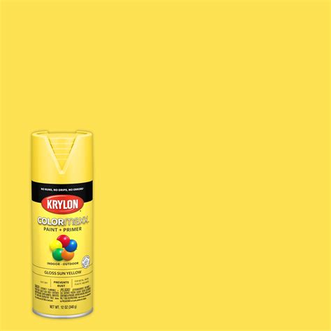 Krylon Yellow Spray Paint At