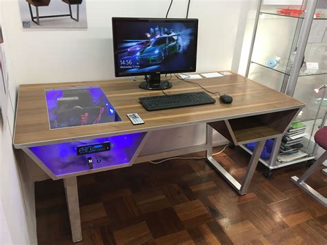 My Pc Desk I Built Diy Computer Desk Pc Desk Diy Pc Desk