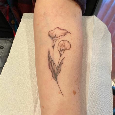 Update More Than Calla Lily Flower Tattoo Best In Coedo Com Vn