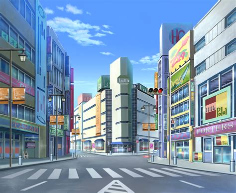 Anime Landscape City Anime Background
