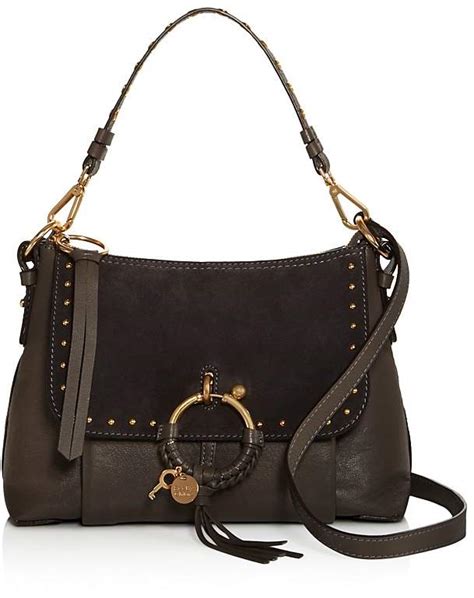 See By Chloe Joan Small Leather And Suede Shoulder Bag Shoulder Bag