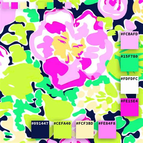 Lilly Pulitzer Hex Colors Hex Colors Lilly Pulitzer Lillies Novelty