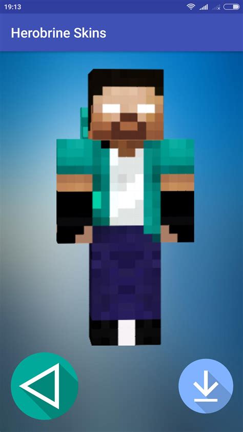 Herobrine Skin For Minecraft Mcpe New Character For Android Apk