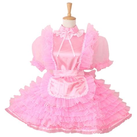 Pink Sissy Maid Dress Sissy Lux