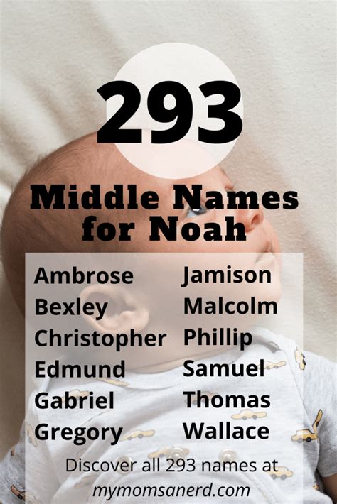 Middle Names For Noah 219 Great Ideas For Your Boy My Moms A Nerd