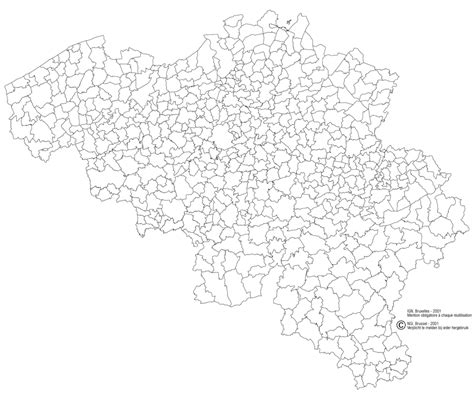 Blank Map Of The Municipalities Of Belgium Full Size Gifex My XXX Hot Girl