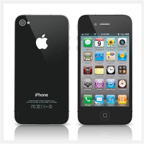 Apple Iphone 4 8gb Blackverizon Smartphone Page Plus
