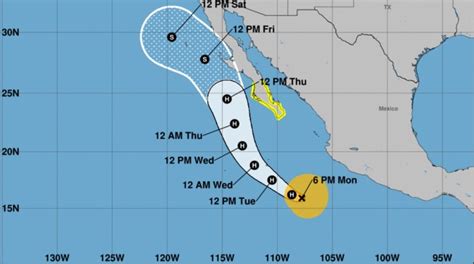 Kay Intensifies To Category Hurricane And Threatens Mexico With Torrential Rains The Limited