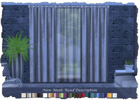 Curtains Sims 4 Sims Sims 4 Studio