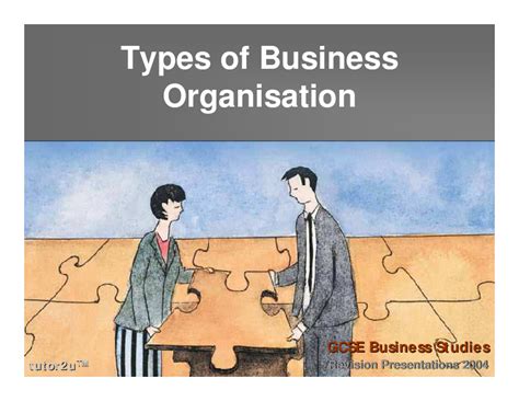 Pdf Types Of Business Organisation Gcse Business Studies Gcse