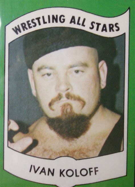 1982 Wrestling All Stars Series A And B Trading Cards Ivan Koloff No24 Pro Wrestling Fandom