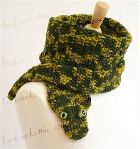 Snake Scarf Crochet Pattern Crochet Scarves Knitting Diy Scarf