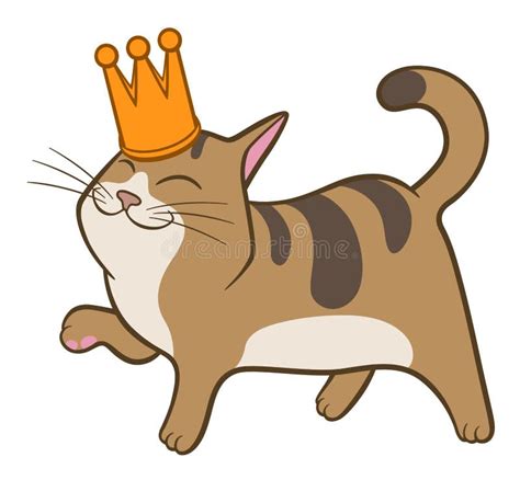 Cute Cat Cartoon Walking Stock Vector Illustration Of Stripes 39821681