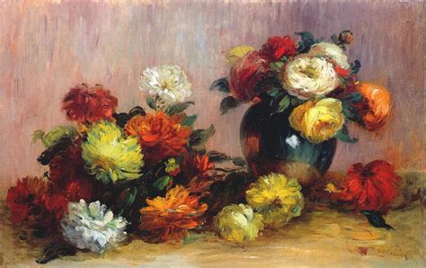 Réplique De Peinture Bouquets Of Fleurs 1880 De Pierre Auguste