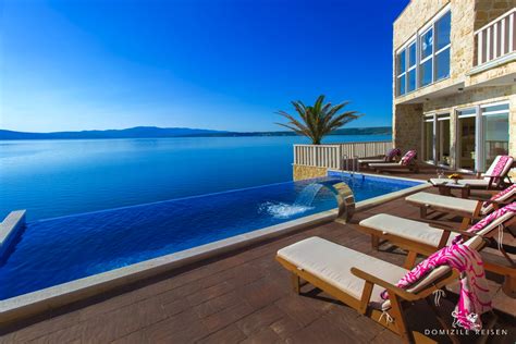 Ferienhäuser und ferienwohnungen mit qualitätskontrolle! Luxusvilla in Kroatien mit privatem Strand, Pool und ...