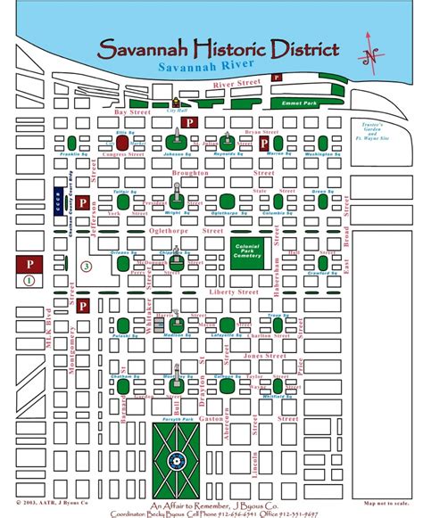 Printable Map Of Savannah Ga Historic District Free Printable Maps