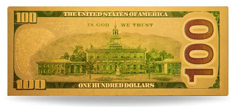 Usa 100 Us Dollar Banknote Mit Goldveredelung Münzen Versandhaus