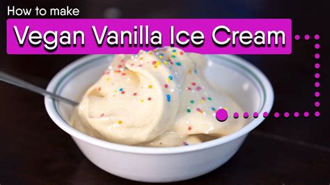 How To Make Vegan Vanilla Ice Cream With Bananas Blender Processor