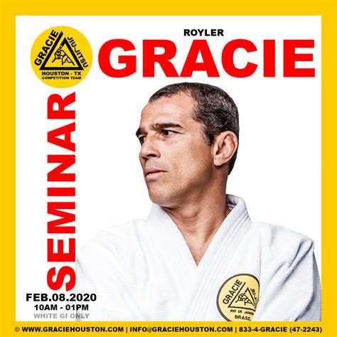 2020 Royler Gracie Seminar Academia Gracie De Jiu Jitsu Houston