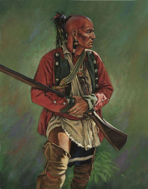 Delaware Scout Native American Warrior Delaware Indians Native