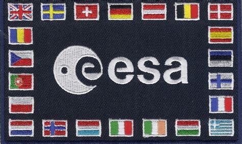 Esa Nationen Patch Emblem Sticker Raumfahrt Shop Original
