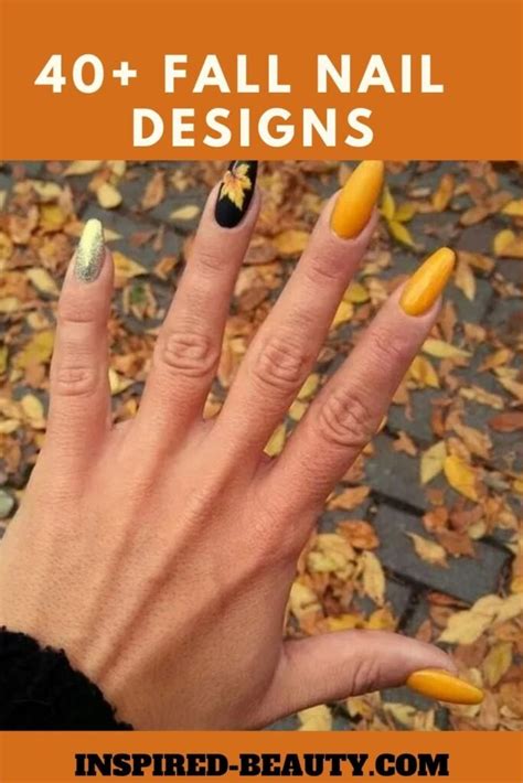 43 Cute Autumnfall Nail Designs 2023 Inspired Beauty