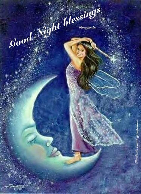 Good Night Blessings Moon Fairy Beautiful Fairies Love