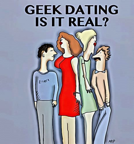 Geek Dating By Tonyp Famous People Cartoon Toonpool